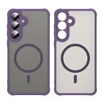thumbnail image 6 of for Samsung Galaxy A26 5G Case Magnetic Phone Case Compatible with MagSafe, Soft TPU Bumper Hard Translucent Matte Back Slim Fit Shockproof Protective Case Cover for Men Women Girls - Purple, 6 of 8