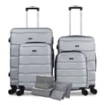thumbnail image 1 of Juego 4 Maletas De Viaje Rigidas Rumbo 6 Bolsas de Viaje gris, 1 of 9