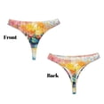 thumbnail image 3 of Fotbe Colorful Fishing Boats Tanga Sin Costuras para Mujer con Estampado – Panties Invisibles, Transpirables y Cómodos para Uso Diario-Small, 3 of 6