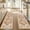 Beige /Orange, variant on Boho Washable Kitchen Rugs Sets of 3, Non Slip Kitchen Mats for Floor with Rubber Backing, Waterproof & Stain Resistant Thick Carpet Runner Throw Rug for Kitchen, Laundry Room, Hallway