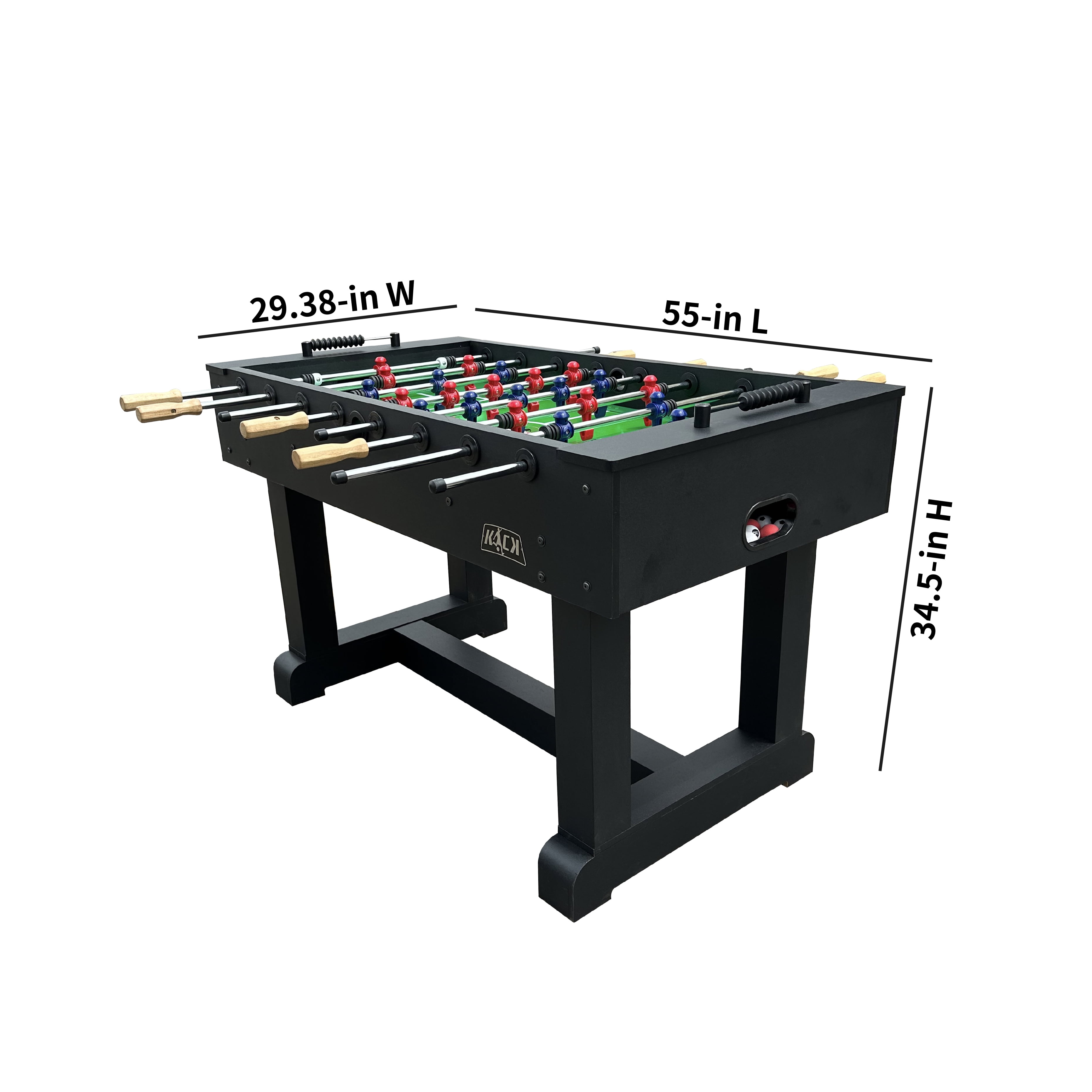 KICK Brigade 55" Foosball Table (Black)