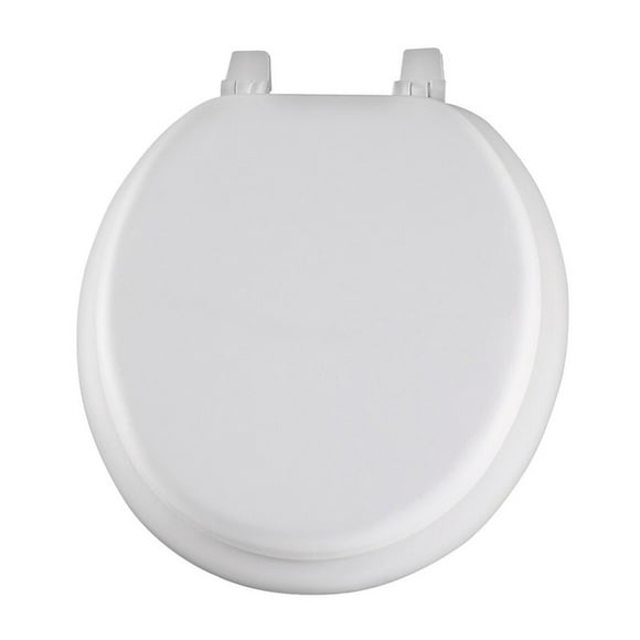 TOILET SEAT RND SFT WHT (Pack of 1)