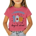 thumbnail image 5 of UACY 100 Days of School Shirt for Kids Boys Girls Funny 100th Day of School Toddler Graphic Short Sleeve T-Shirt, 5 of 6