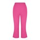 thumbnail image 5 of TaTaai Women Summer High Waist Solid Color Slim Yoga Capri Leggings Stretchy Material Ladies Workout Exercise Weekend Outdoor Wear Non-See-Through No Fading Soft Stylish Pants Gift, 5 of 7