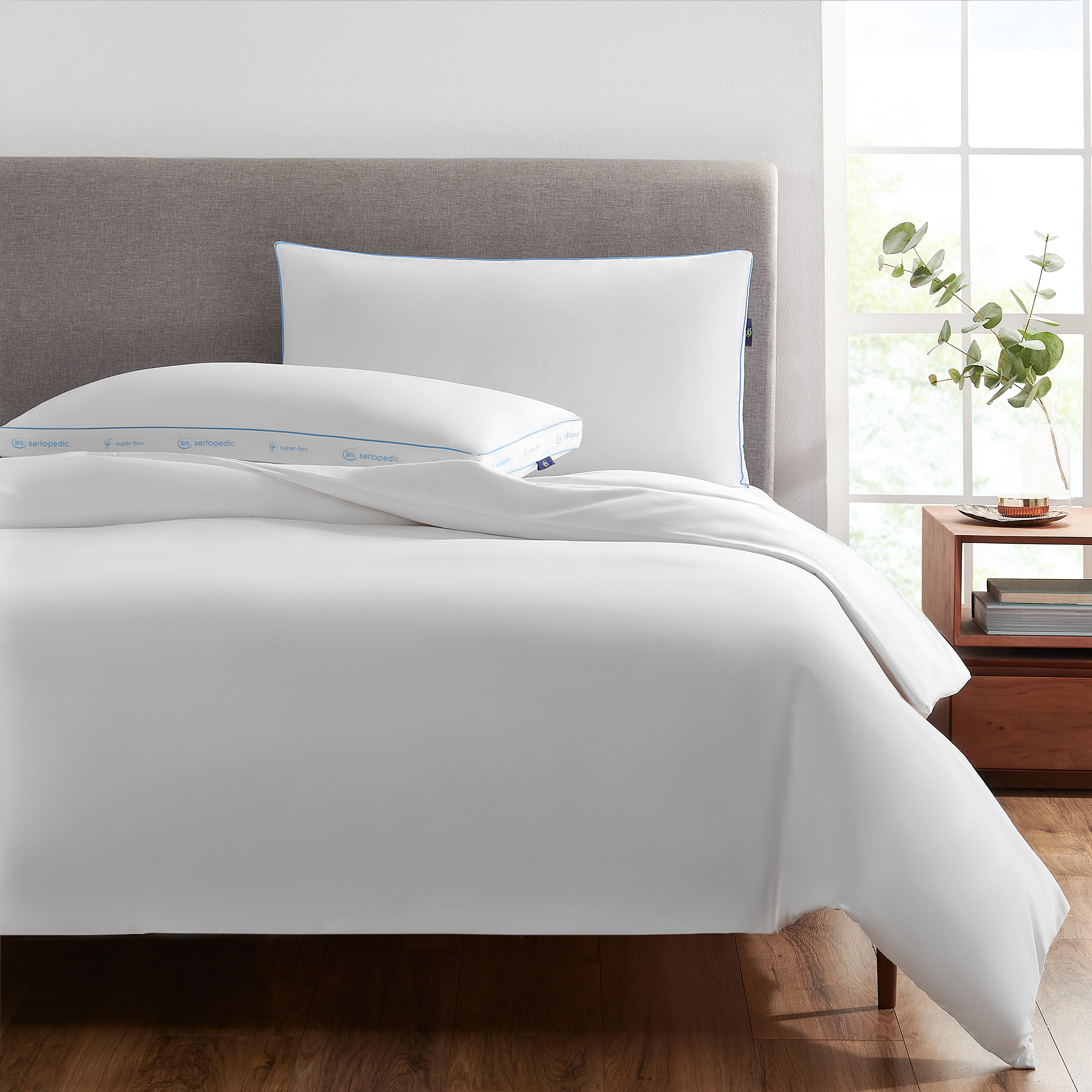 Serta Sertapedic Extra Firm King Pillow, Hypoallergenic photo 3