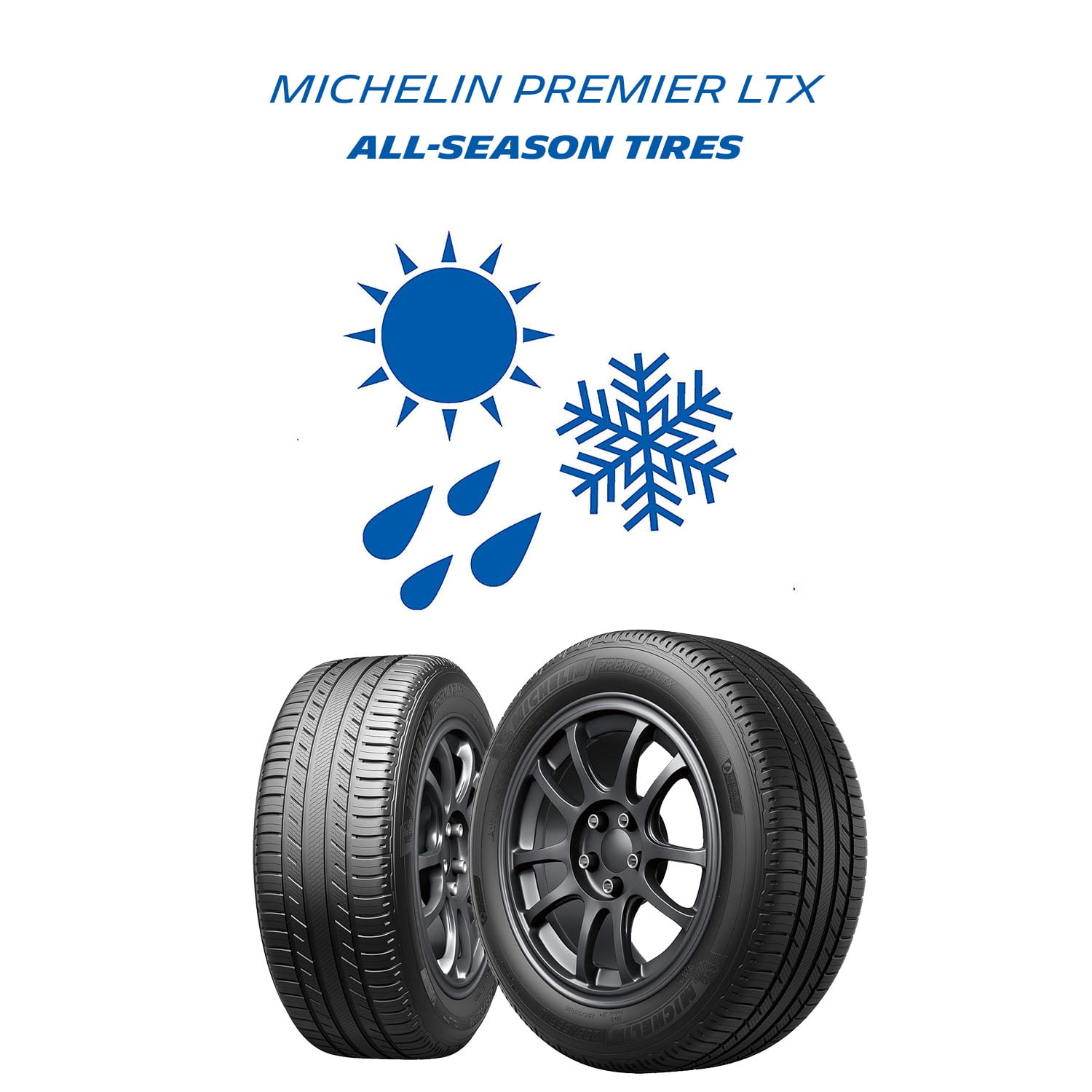 MICHELIN Premier LTX all_ Season Radial Tire-235/065R18 106V 