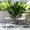 Natural/Light Gray, variant on BizChair Club Chairs Bohemian Wicker/Rattan Solid Print Natural/Black (Set of 2)