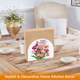 thumbnail image 5 of Happy Mother's Day Bunch Of Flowers Napkin Holder for Table Clear Napkin Stand Paper Holder Acrylic Organizer Dispenser Napkins for Dinner Kitchen Restaurant Room, 5 of 8