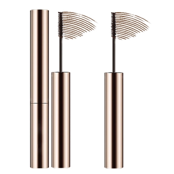 Brown Waterproof Mascara, Mascara Volume and Length, Natural Length Slim Volume, Long Lasting Smudge-Proof No Flaking Tint