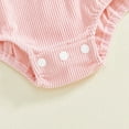 thumbnail image 7 of CAICJ98 My First Valentines Mom Day Baby Girl Outfit Heart Bubble Romper Cutest Little Valentines Newborn Overalls (3-6 Months,Pink), 7 of 7