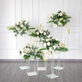 thumbnail image 6 of Efavormart 40" Clear Acrylic Floor Vase Flower Stand With Mirror Base, Wedding Column for Centerpieces with Interchangeable Lid and Base, 6 of 11