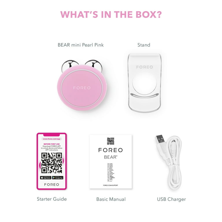 FOREO BEAR Mini Pearl Pink - Walmart.com