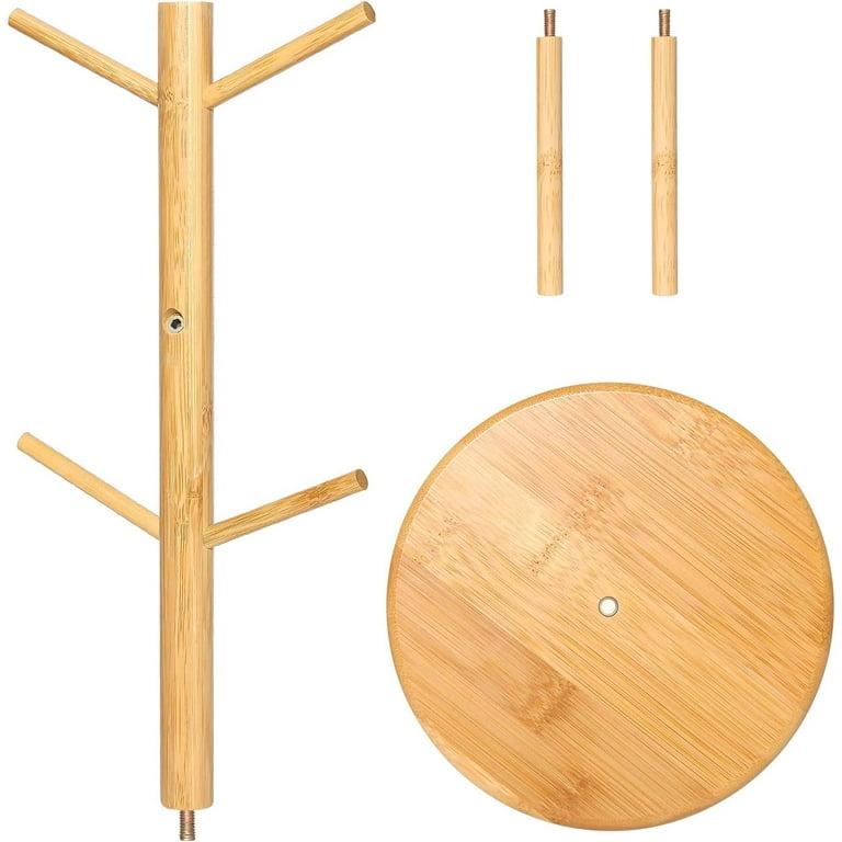 Wooden Mug Tree Display Rack 8 Cup Stand – AllBarnWood