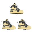 thumbnail image 1 of Justharion Mode pour Club de Golf Couvre-Chef en PU en Forme de Putter pour Espadrilles en Cuir Noir Jaune 16 x 12cm 3Ensemble, 1 of 6