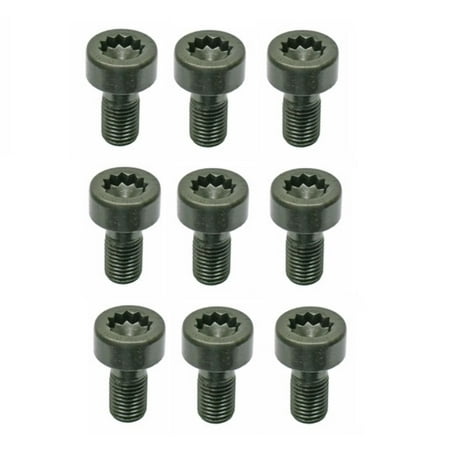 Flywheel Set - Porsche Set of 9 Flywheel Bolts - Crankshaft to Flywheel Febi Germany