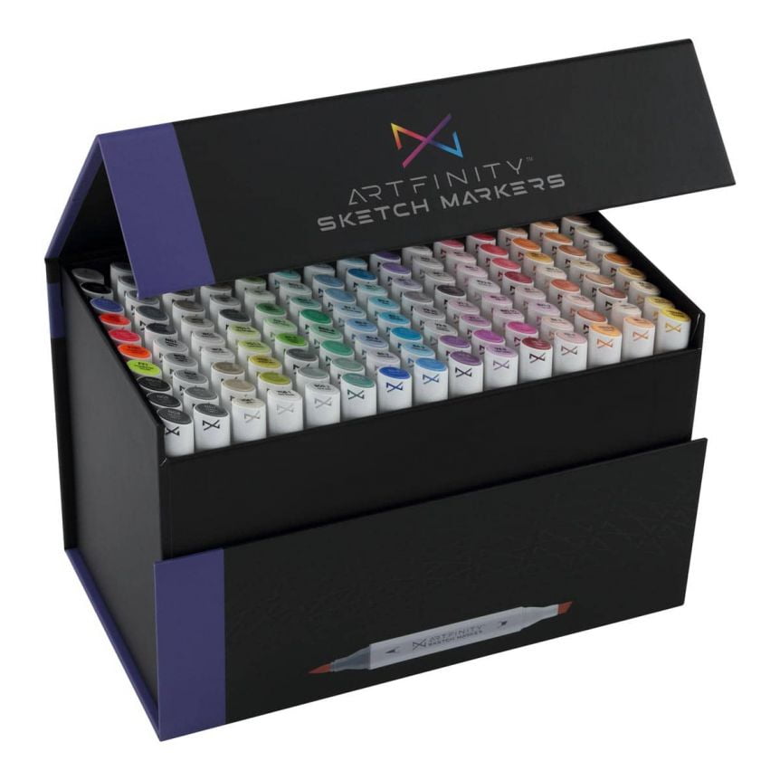 Alcohol Ink Sketch Markers Set, 12 Shades