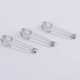 thumbnail image 4 of Redempat Simple Design Party 37mm Sweater Cardigan Safety Pin Shawl Scarf Fixture Clip Brooch Handkerchief Infant Nappy Clips, 4 of 6