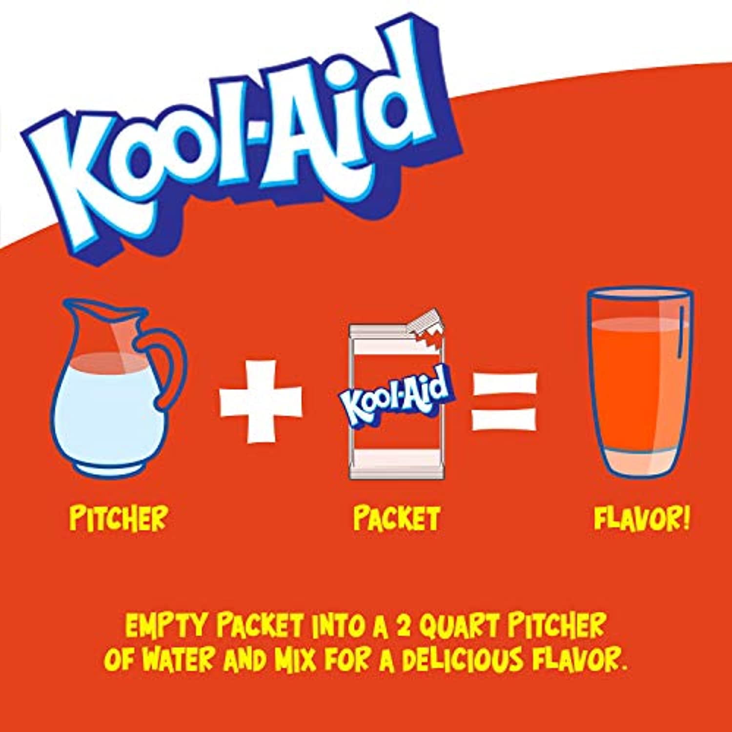 Kool-Aid Unsweetened Caffeine Free Orange Zero Calories Powdered