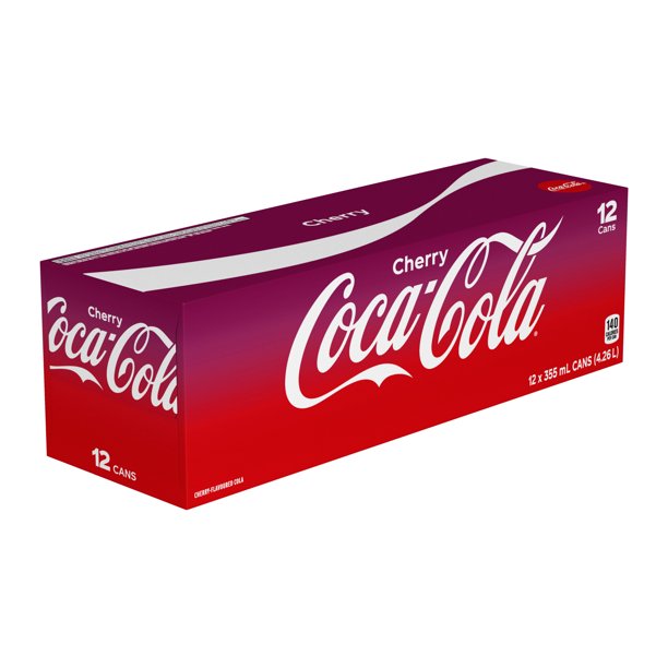Coca-Cola Cherry Cans, 355mL, 12 Pack - Walmart.ca