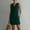 Green, variant on Womens Sleeveless V-Neck Dress Solid Color Tank Dresses with Pockets A-line Sundresses, M