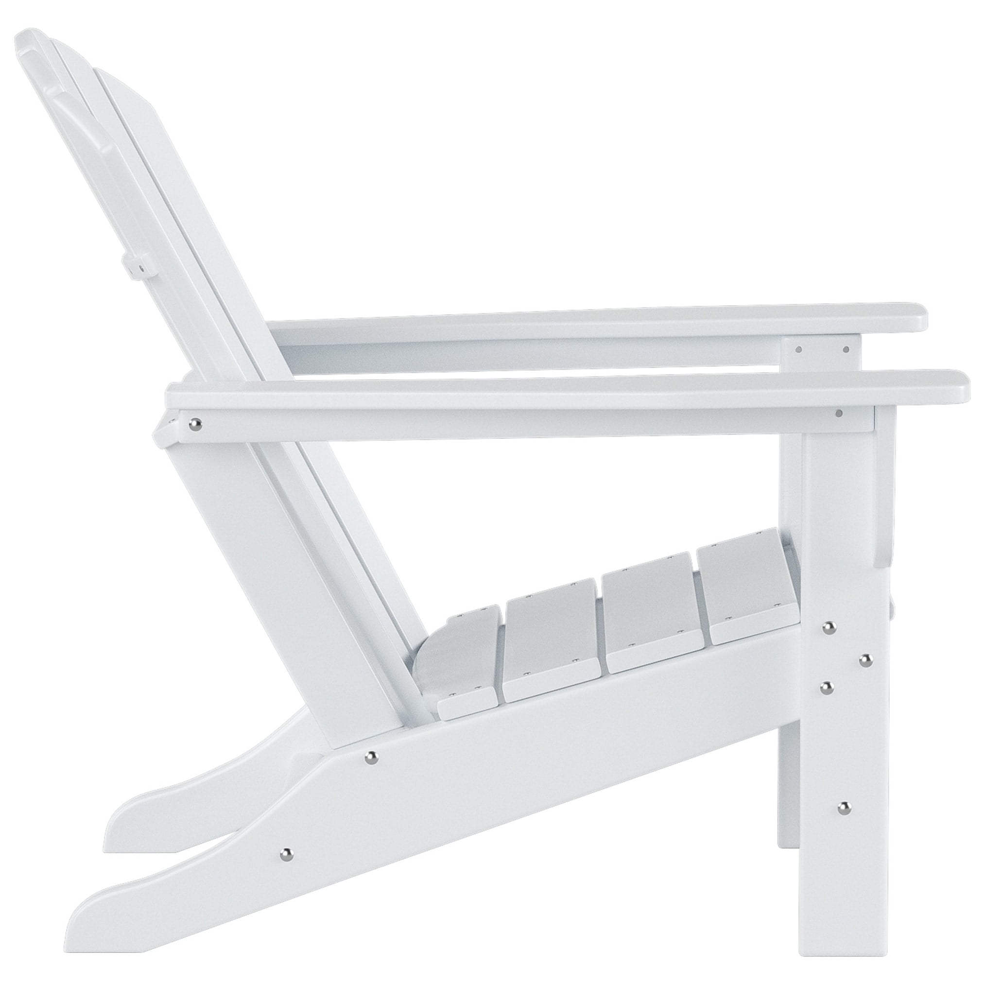 Polytrends  Altura  Outdoor Eco-Friendly All Weather Poly Patio Adirondack Chair (Set of 2) White