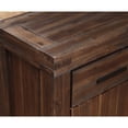 thumbnail image 6 of Three Drawers Solid Acacia Wood Sideboard with Three Door Cabinets, Brick Brown, 6 of 6
