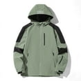 thumbnail image 2 of Elainilye Fashion Women's Mountain Snow Coat Waterproof Ski Jacket Casual Windproof Warm Windbreaker Casual Hooded Outerwear Jackets,Green, 2 of 9