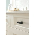 thumbnail image 2 of Amerock Balon 2 inch (51mm) Length Matte Black Cabinet Knob, 2 of 6