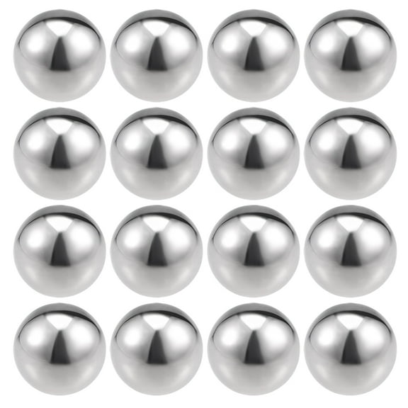 25mm Dia 304 Stainless Steel Hollow Cap Ball Spheres for Handrail Stair Newel Post 16 pcs