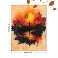 thumbnail image 3 of Qisvanset 12x16 Inch God Blessing Canvas Wall Art, Religious Name Art Decor for Church Dorm Household Room, 3 of 8