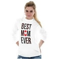 thumbnail image 4 of Best Mom Ever Present for Mother Women Plus Size Long Sleeve Graphic Tee Brisco Brands 2X, 4 of 5