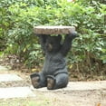thumbnail image 4 of Hi-Line Gift 20 in Sitting Black Bear Garden Statue, Durable Polyresin, Realistic Details, 4 of 15
