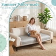 thumbnail image 5 of TOPCHANCES Ice Silk Cooling Sofa Cover Couch Pad, Couch Cover for Dogs, Dog Pet Mat Bed Sofa Slipcover Furniture Couch Protector (Gray, 70 x 150 cm), 5 of 12