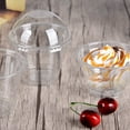 thumbnail image 5 of WEAVILUX Clear Plastic Dessert Bowls Set of 25 - Modern Design for Serving Desserts, Appetizers, and Party, 5 of 5