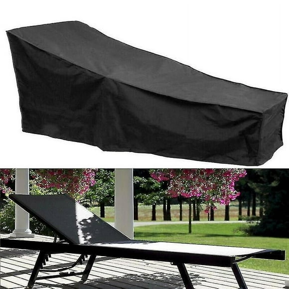 Heavy Duty Waterproof Sun Lounger Sunbed Garden Furniture Cover Patio Rattan--(WANAN)