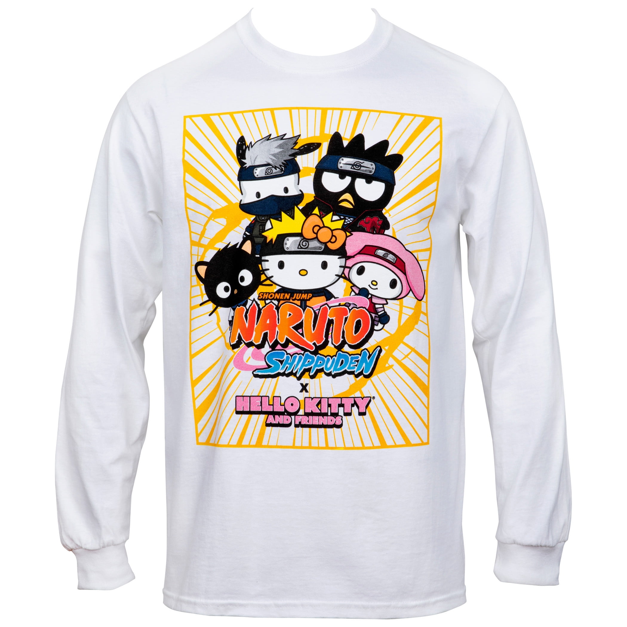 Hello Kitty X Naruto Shippuden Group Characters Long Sleeve TShirt