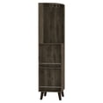 thumbnail image 2 of Brown Particle Board Bar Cabinet for Dining / Room Storage and Style, 2 of 5