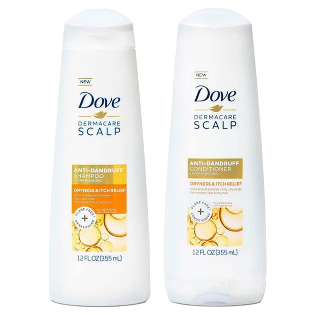 Set de champú y acondicionador Dove Derma Care Anticaspa