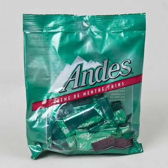 CANDY ANDES MINT THINS 2.75 OZ PEG BAG, Case Pack of 12