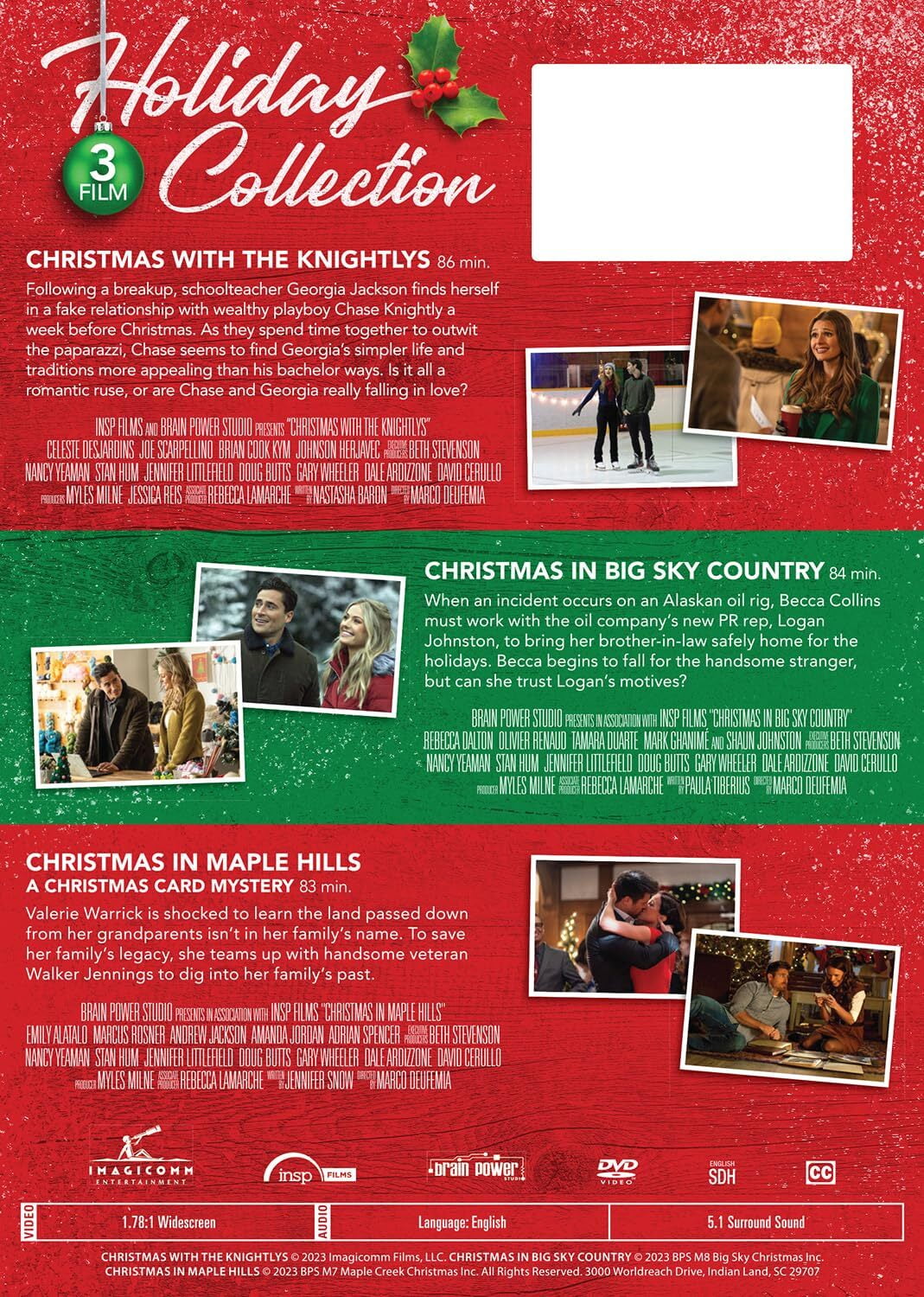 Holiday 3-Film Collection: Christmas In Maple Hills