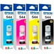 thumbnail image 1 of Kit de 4 Tintas EPSON T544 para L3110 L3150 L5190 Color Cyan Magenta Amarillo Negro, 1 of 6