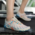 thumbnail image 5 of lnmuld Men Women Barefoot Shoes, Breathable Mesh Shoes for Water Yoga Fitness Hiking Color:Beige,Size:7, 5 of 7