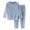 Blue, variant on Splozh Toddler Pajamas Boys Girls Pyjamas Warm Fleece Pyjama Set Toddler Winter Long Sleeve Leisure Suit Sleepwear with Long Tops and Trousers Khaki,18-24 Months