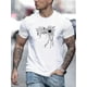 thumbnail image 2 of Camiseta informal de cuello redondo para hombre con estampado geométrico: algodón ligero y cómodo para verano, manga corta, esencial para el tiempo libre., 2 of 7