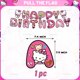 thumbnail image 3 of Hello Kitty, decoraciones para fiestas de cumpleaños, conjunto de globos de papel de aluminio para gatos de dibujos animados, regalos para niñas, suministros para Baby Shower, 3 of 5