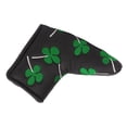 thumbnail image 2 of Putter Head Cover, Thick Plush Lining Protective Embroidery Craftsmanship  Putter Cover Hook And   For Indoor Black, 2 of 8