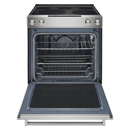KitchenAid - 6.4 Cu. Ft. Self-Cleaning Slide-In Electric Convection Range - Stainless Steel