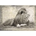 thumbnail image 3 of Moureau, Marc 18x14 Black Modern Framed Museum Art Print Titled - Memories of Africa I, 3 of 5