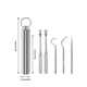 thumbnail image 4 of Palillo de dientes de acero inoxidable 304 Advancent 5PCS selección de limpieza de dientes tenedor de fruta desmontable, 4 of 6