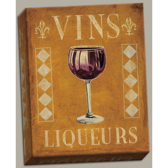 Canvas Paris France French Sophisticated Giclee Fun Drink Alcohol Cheap Vintage Classic Cool 11x14